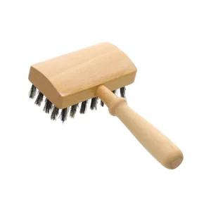 Szczotka do czesania psa i kota z drewnianą rączką